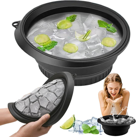 Face Bowl for Ice with Built in Ice Tray