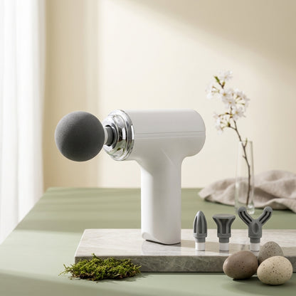 Mini Gun Massager for Pain Relief | Deep Tissue Body Massager with 4 Heads