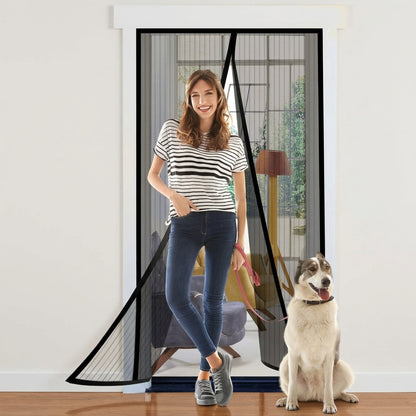 Magnetic Mosquito Screen Door Net Curtain