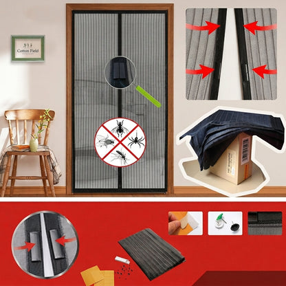 Magnetic Mosquito Screen Door Net Curtain