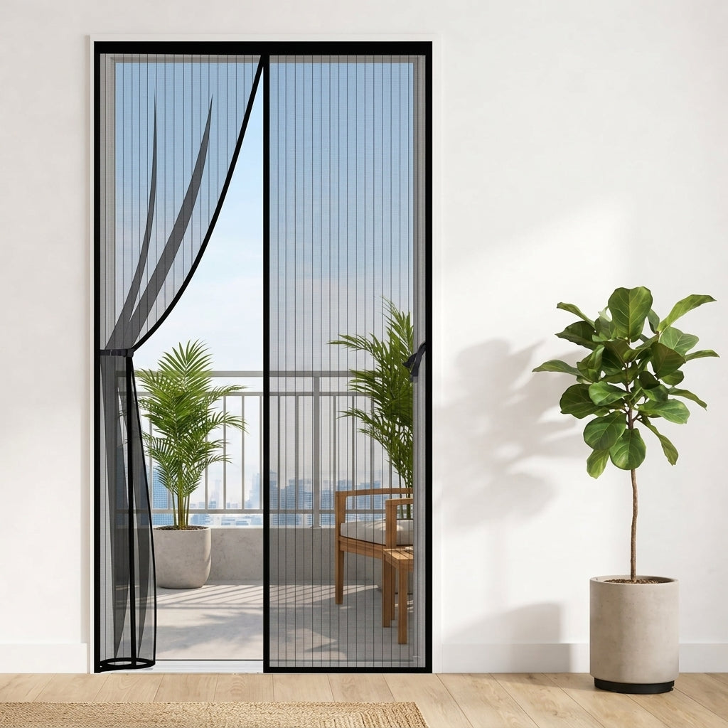 Magnetic Mosquito Screen Door Net Curtain