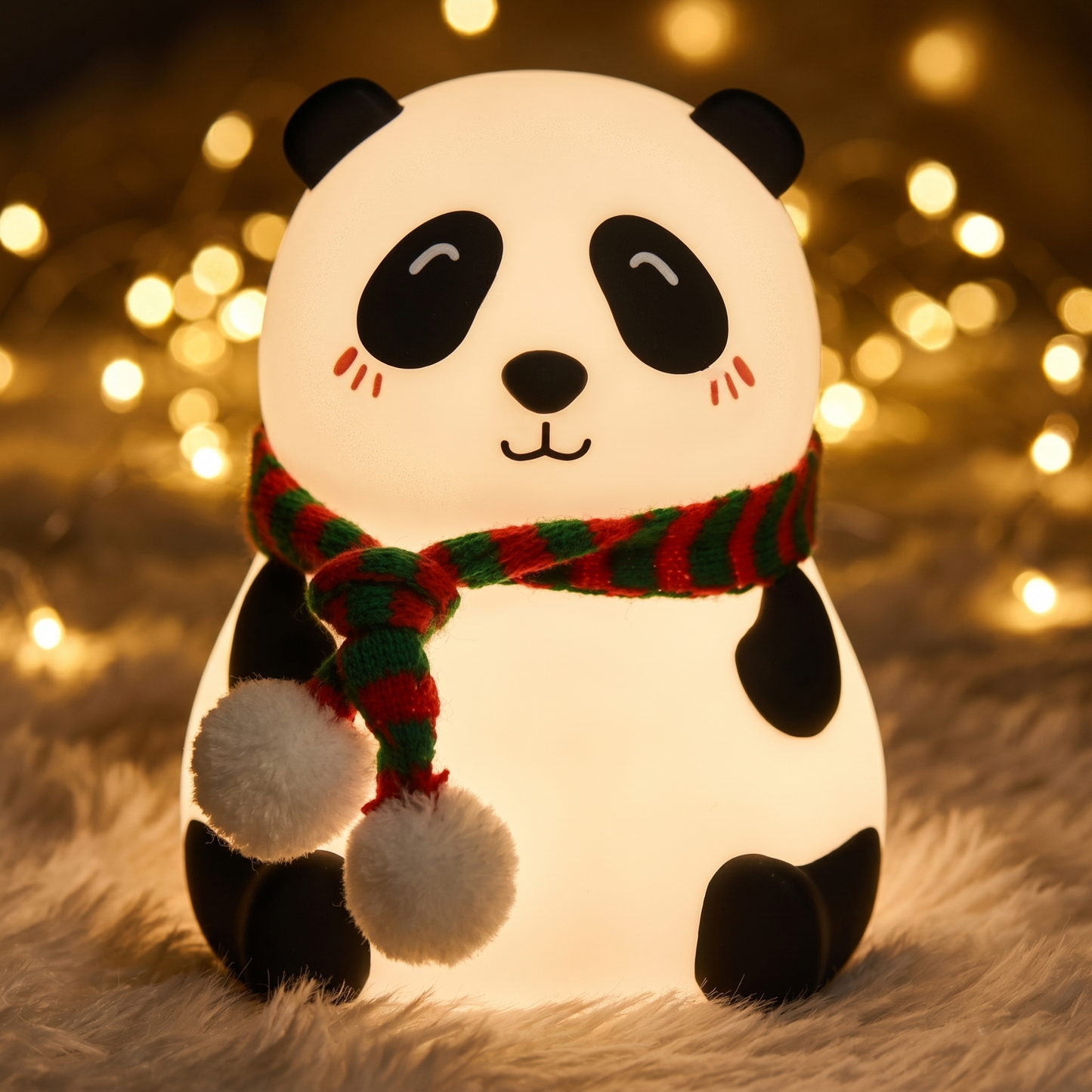 Panda Night Lamp – Cute Touch Silicone LED Light for Kids & Bedroom